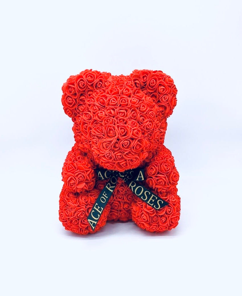 Bear (Large Rose Bear) Hand crafter Rose Bears in variety of colours Ace of Roses Bear (Large Rose Bear) Hand crafter Rose Bears in variety of colours Ace of Roses