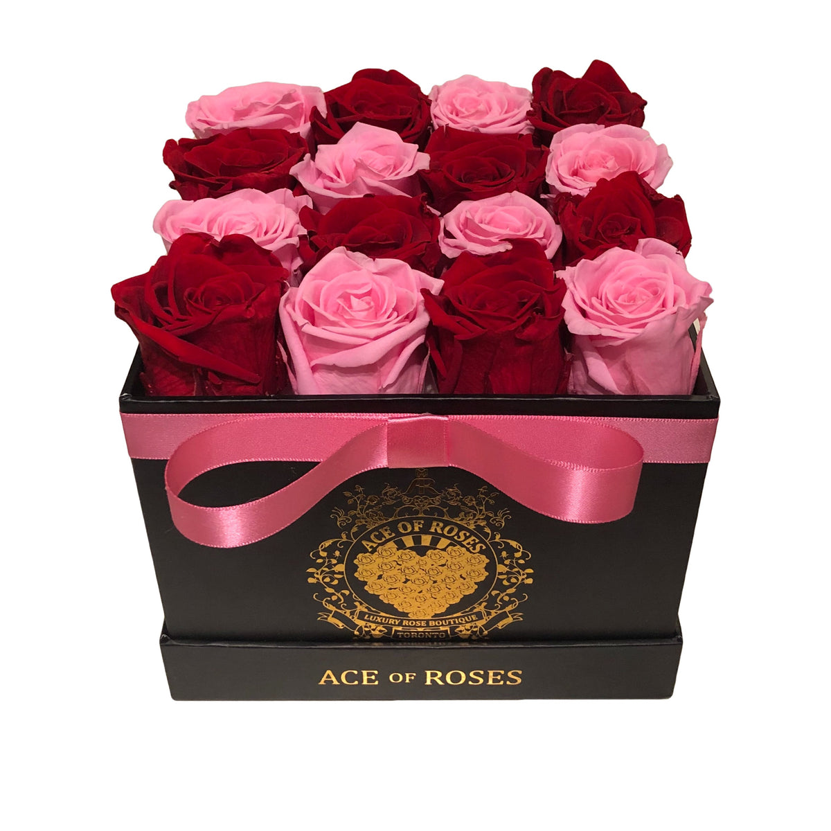 Checkered Eternity Roses last one year. flower delivery Toronto Ace